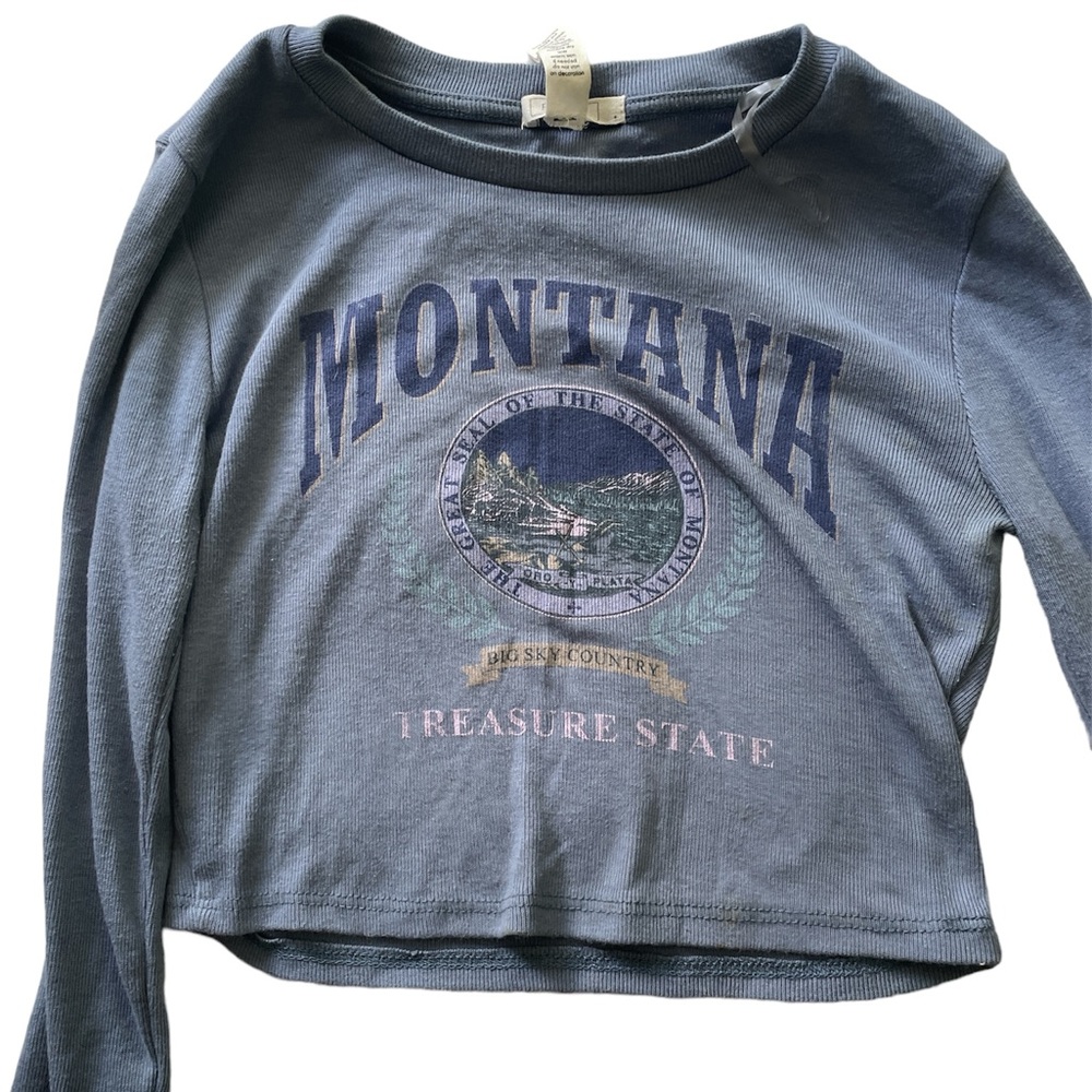 Tilly’s cropped long sleeve tee